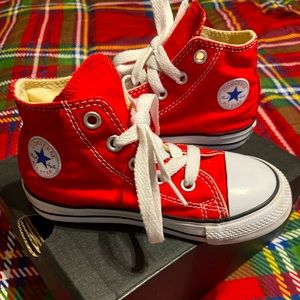 *USED* Converse High Top size 8C (Red)